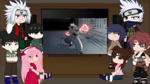 Naruto friends react to Naruto as Sukuna || Gacha React