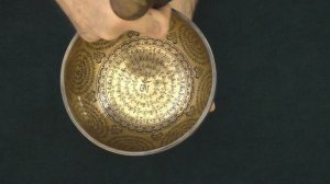 Поющая чаша Бутанская 19,6 см, Ля 217, Ре# 620 Гц