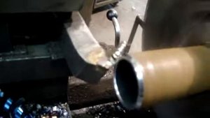ТОКАРКА. Нарезание колец из трубы, 600 шт. в смену. станок 16к20