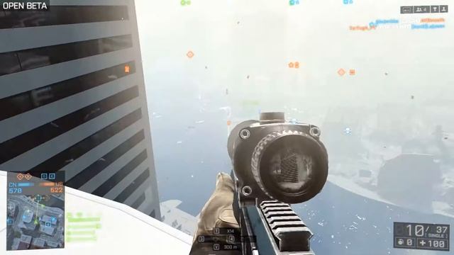 Battlefield 4 Beta - CS-LR4 Moments! Ultra Graphics!