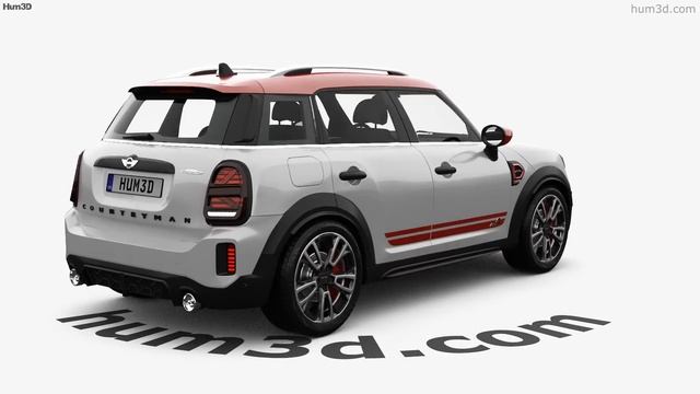 Mini Cooper Countryman JCW 2020 3D model by Hum3D.com смотреть онлайн