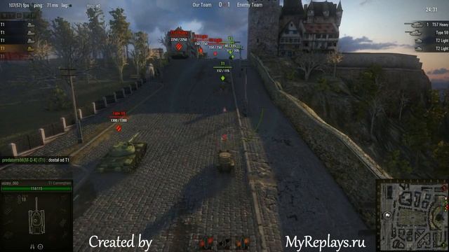 WOT: Himmelsdorf - T1 Cunningham смотреть онлайн