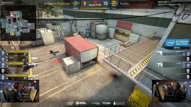 CS:GO - NiP vs. Fnatic [Cache] - IEM Katowice 2017 - Group A смотреть онлайн