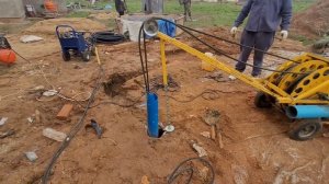 Прокалываем обсадную трубу на глубине .Трубный перфоратор.Ремонт скважины .#буровоедело#скважина