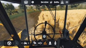 Полегче брат убирает под музыку✊ уборка сои 🧹 на поле 🏑 игра farming simulator 20🚜