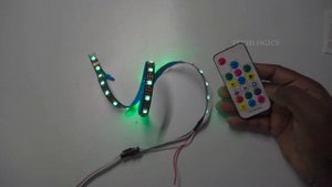 SP103E Mini RF LED Remote Controller for DC 5V-12V WS2811 and WS2812B RGB Color LED Strip