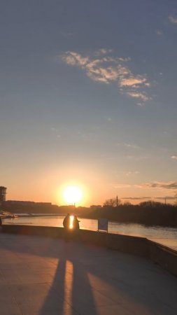 Тюмень. Набережная. Закат
