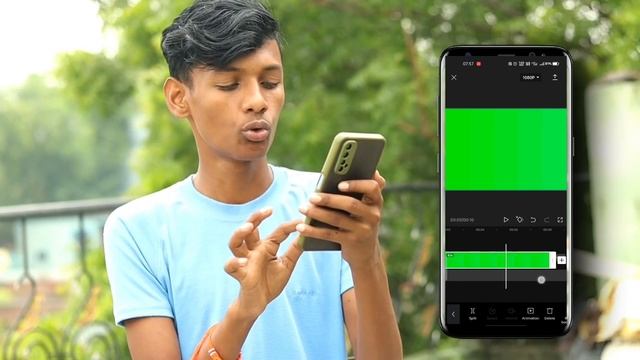 How To Convert Normal Video To Green Screen Video in Mobile - Green Screen Video Kaise Banaye смотреть онлайн