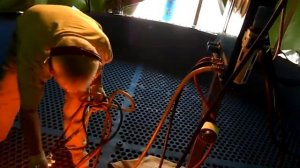 Газопламенное напыление полимерного покрытия Rilsan