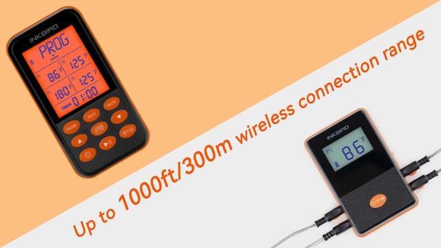 Demonstration of INKBIRD IRF-4S Wireless Thermometer, for #BBQ #Grill #Oven #Smoker #Cooking