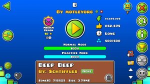 чекни описание | B By Motleyorc GG | Geometry Dash