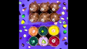 Satisfying video ASMR Mixing Slime Relaxing slime. Monster Slime