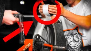 НАМОТАЛИ СКОТЧ на ПОКРЫШКУ что будет? ДРИФТ НА ВЕЛОСИПЕДЕ!