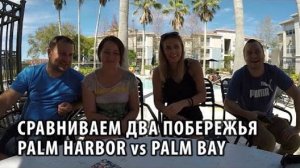 52# Сравниваем два побережья. Palm Harbor vs Palm Bay. Tampa vs Orlando