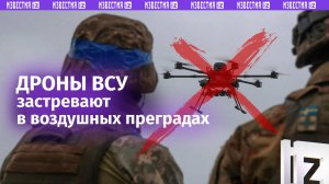 Беспилотник застревает как муха: воздушные преграды защищают наших бойцов от дронов / Известия