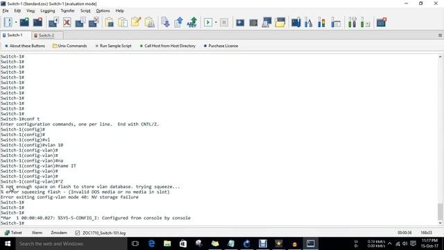 How To Fix Flash Memory Issues For Configuring VLAN Switch