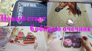 Вторая половина ноября. Шью очечник по набору Риолис.