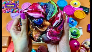 Satisfying video ASMR Slime videos mixing all my slime