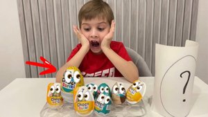 ОТКРЫВАЕМ ШОКОЛАДНЫЕ ЯЙЦА С СЮРПРИЗАМИ!😋