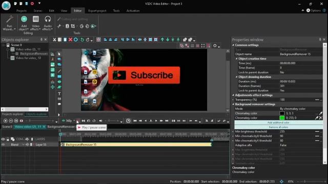 طريقة عمل green screen ببرنامج Vsdc смотреть онлайн