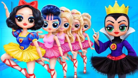 Белоснежка Стала Балериной! Поделки для Кукол ЛОЛ