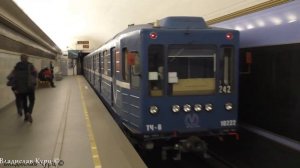 "Очень необычный Номерной"  Метропоезд 81-540.1/541.1 (Боинг) (№10221 - №10222)