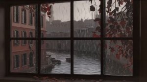 Study at Dark Piano University with Rain Sound