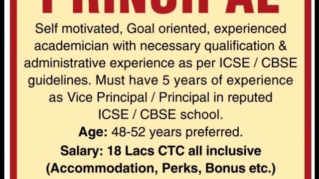 Eleven Private School Vacançies||Principal ,Teachers & Non- Teaching Posts||Apply Now