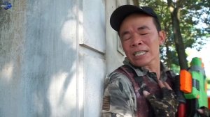 Nerf Guns War : Male Police Of SEAL TEAM Special Attack Assasin Leader Black Of Criminal Group