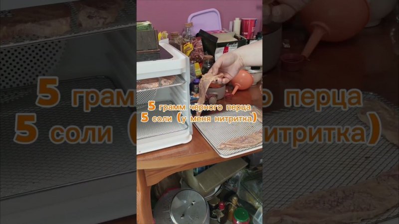Куриные джерки в соусе спайси #дегидратор #рецептыкурицы #приготовление #рецепт #еда