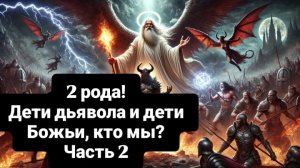 Два рода человеческих! Дети дьявола и дети Божьи, кто мы? Часть 2