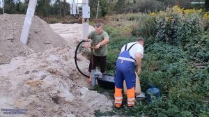 Бурение при свете фонаря