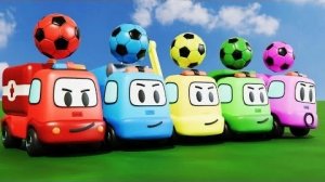 Мультики для детей смотреть онлайн .Разноцветные машинки для детей