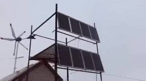 Вышка для солнечных батарей  . Расчётная мощность  3. 800 ватт
