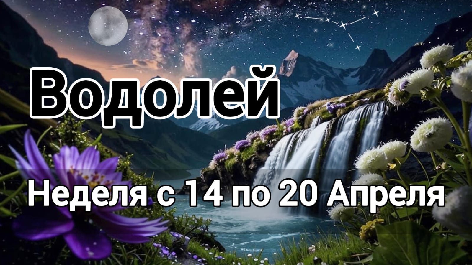 🛑 Водолей! Таро прогноз на неделю с 14 по 20 Апреля!