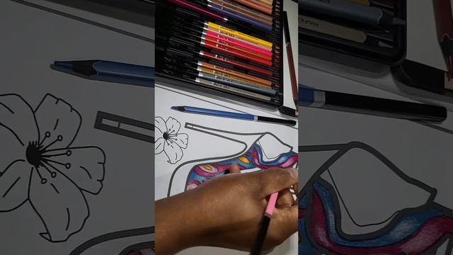 Indra Creative Colored Pencils & High Heels Coloring book смотреть онлайн