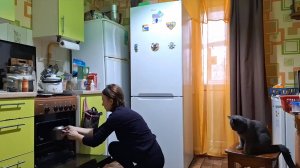 Уборка на кухне, в новой квартире