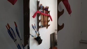 Процесс изготовления полки для луков и стрел