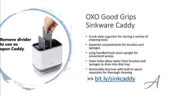 Best Kitchen Sink Caddy Review - Sponge Holder Dish Brush Organizer смотреть онлайн