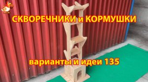 Скворечники и кормушки своими руками для птиц 135 🪚🪛🔨 Идеи для дачи и сада пошагово ❣️