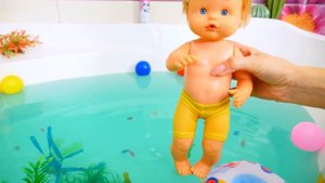 Мой детский сад – Учимся нырять! 🌊🏊♂️ Куклы пупсы Беби Бон и игры для детей