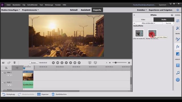 Audiospur kopieren / Zweiten Kanal füllen / Adobe Premiere Elements / Stereo zu Mono смотреть онлайн