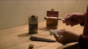 Пропитка рукоятей маслами Rustins