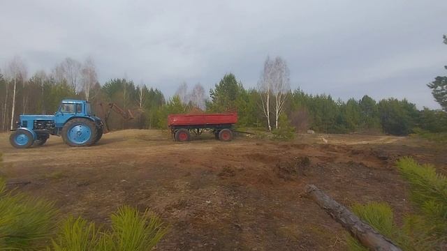 самодельный погрузчик на мтз-80