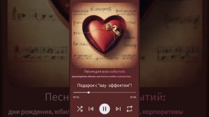 песня подарок/закажи трек/порадуй близких