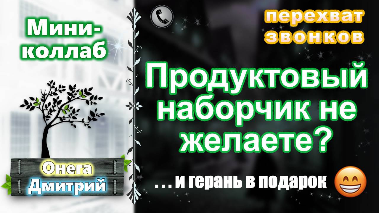 ОНЕГА, ДМИТРИЙ. Продуктовый наборчик не желаете? смотреть онлайн