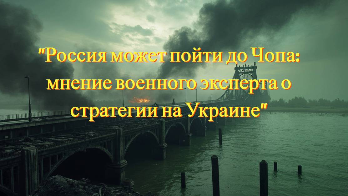 "Россия может пойти до Чопа: мнение военного эксперта о стратегии на Украине"