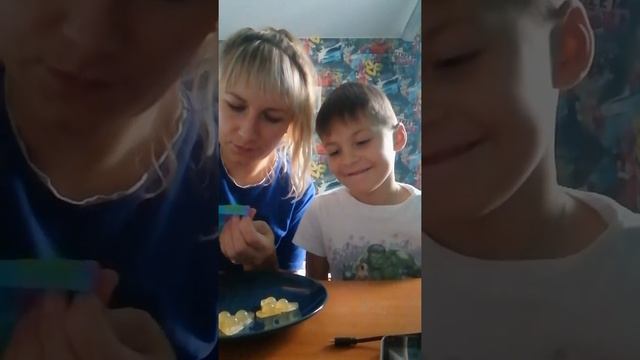 ШОК! Они съели поп ит 😱 Домашний Мармелад. Кирюха2уха и его мама Катя