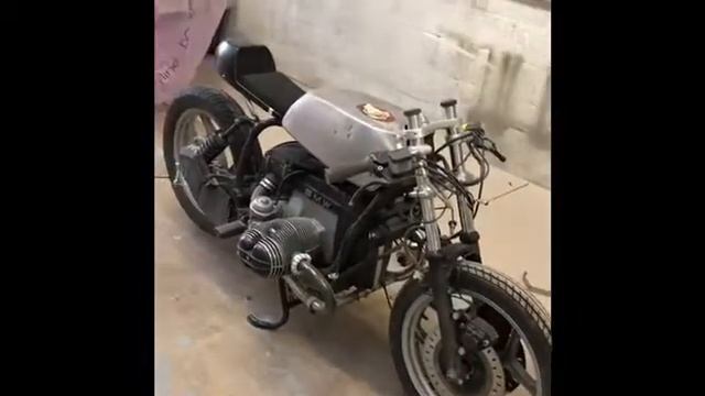 Cafe racer BMW r100 build смотреть онлайн
