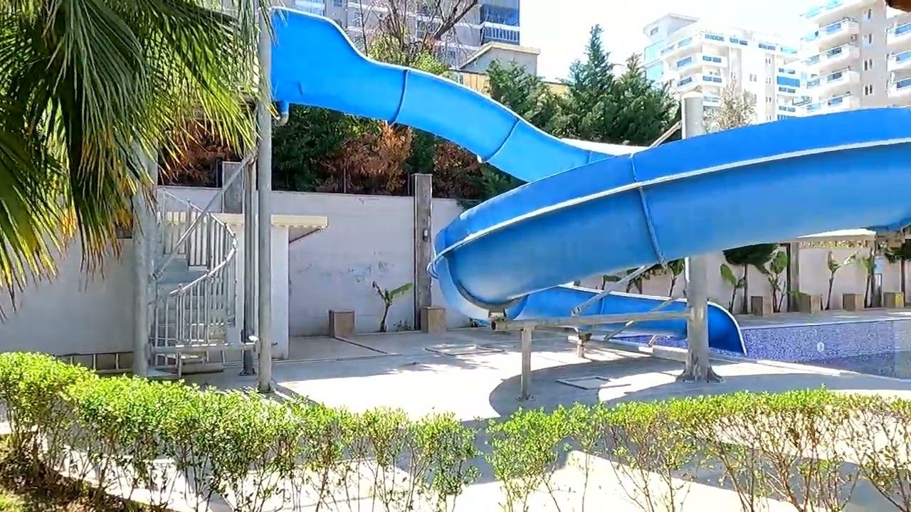 Жарим шашлык в комплексе. Алания. Махмутлар.